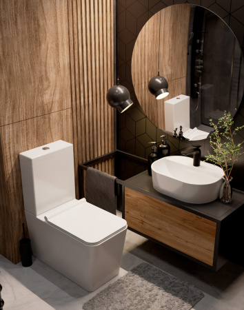 Чаша унитаза напольного безободковый  AQUAme AQM1003