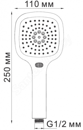 Ручной душ WasserKRAFT A065