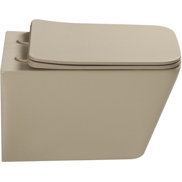 Унитаз подвесной безободковый SantiLine SL-5007BG