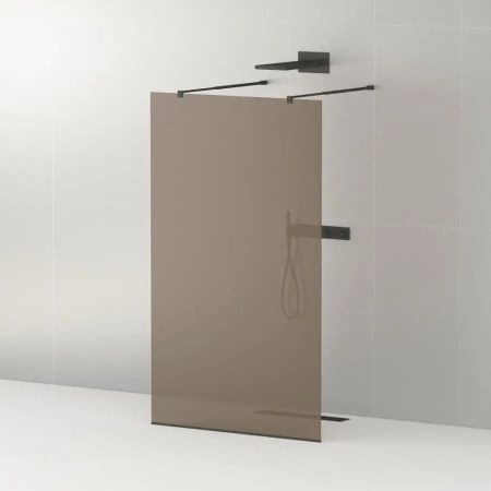 Душевая перегородка 120 см CEZARES LIBERTA LIBERTA-L-2-120-BR-NERO