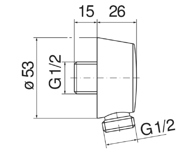 Шланговое подсоединение Nobili AD150GDP