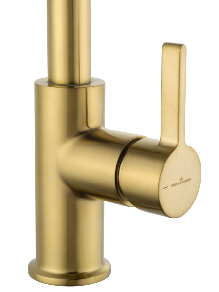 Смеситель для кухни c подключением фильтра WONZON & WOGHAND, брашированное золото WW-88458008-BG Смеситель для кухни c подключением фильтра WONZON & WOGHAND, брашированное золото WW-88458008-BG