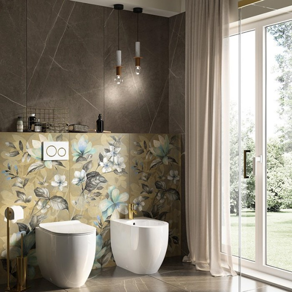 Биде напольное Kerasan Flo 312401 белый