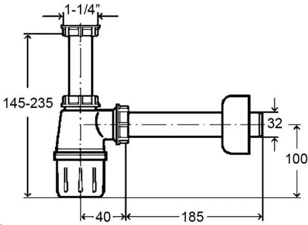 Сифон для раковины Viega 108694