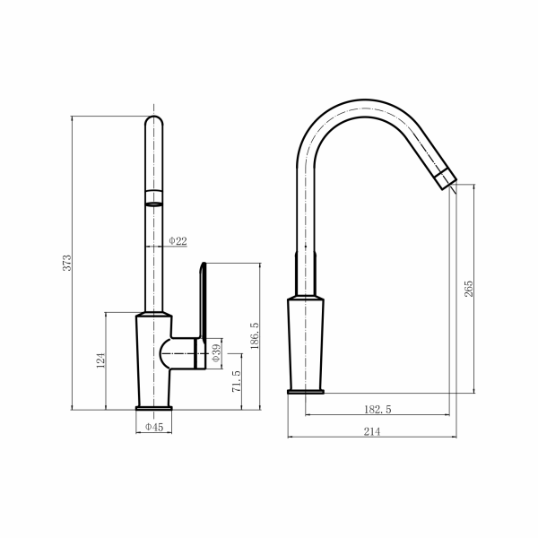 Смеситель для кухни  FASHUN A54025-21 Смеситель для кухни  FASHUN A54025-21
