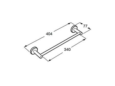 Полотенцедержатель Roca Superinox 817307002