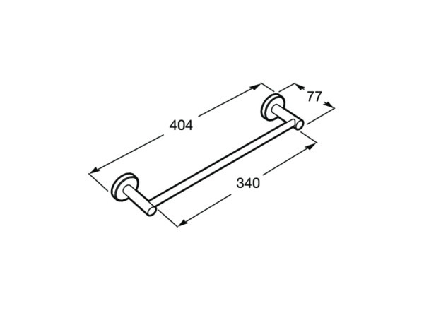 Полотенцедержатель Roca Superinox 817307002