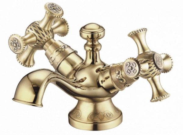 Смеситель для раковины, античная бронза Zorg A 6011U-BR