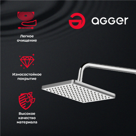 Верхний душ Agger Fresh ATS04