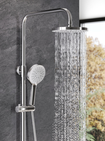 Душевая система Agger Merry A1393300 смеситель с изливом, хром