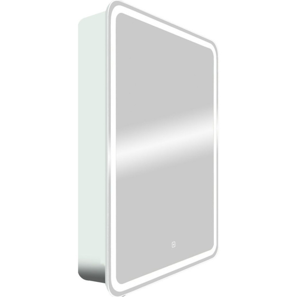 Зеркало-шкаф с подсветкой Art&Max PLATINO AM-Pla-550-800-1D-R-DS-F