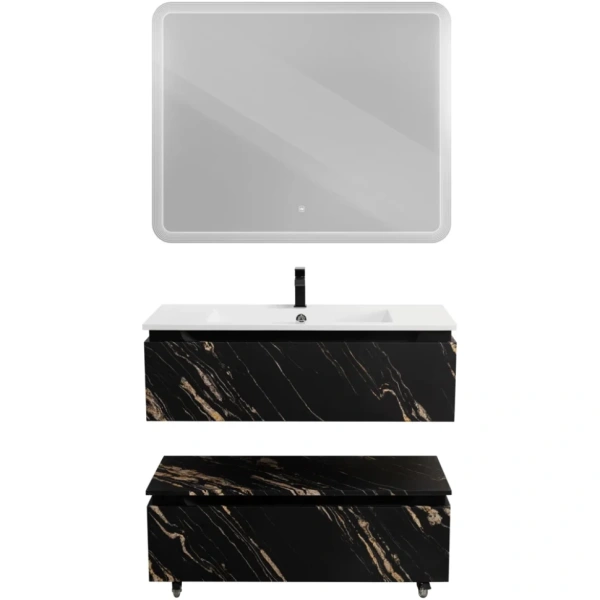 Тумба под раковину Cezares SLIDER-1000-1C-PI-NF-P черный фьюжн