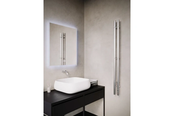 Электрический полотенцесушитель (120х10) Terminus DU0 4670078561817 хром