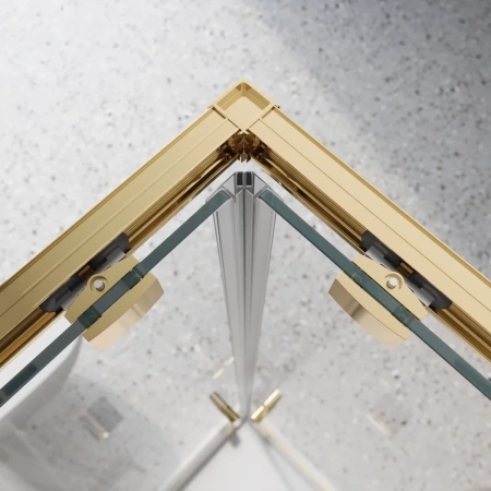 Душевой уголок BelBagno Luce LUCE-A-2-80-C-ORO