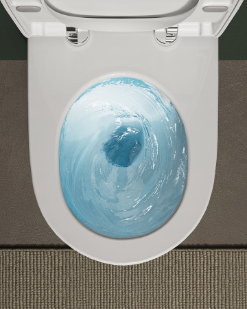Подвесной унитаз безободковый Vitra Nest QuantumFlush 7870B403-0075 без сиденья