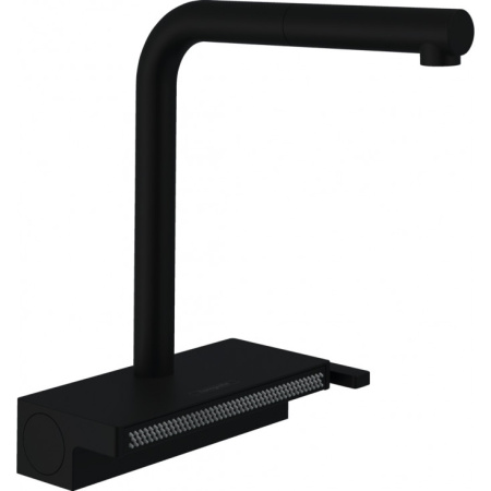 Смеситель для кухни Hansgrohe Aquno Select M81 73830670, черный матовый
