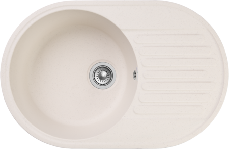 Кухонная мойка GranFest Quartz 18, 18 белый