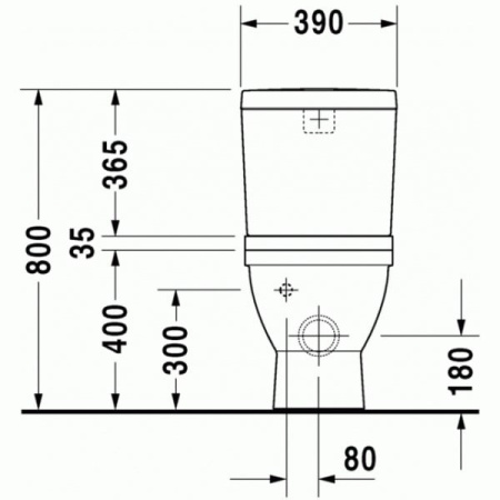 Бачок Duravit Starck 3 0920000005