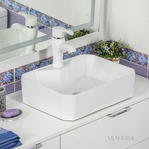 Раковина накладная (51х37) Melana A464-803