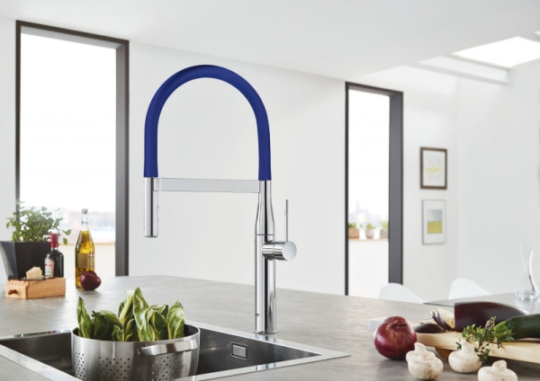 Смеситель для кухни однорычажный Grohe Essence New 30294 DC0 (30294DC0) суперсталь