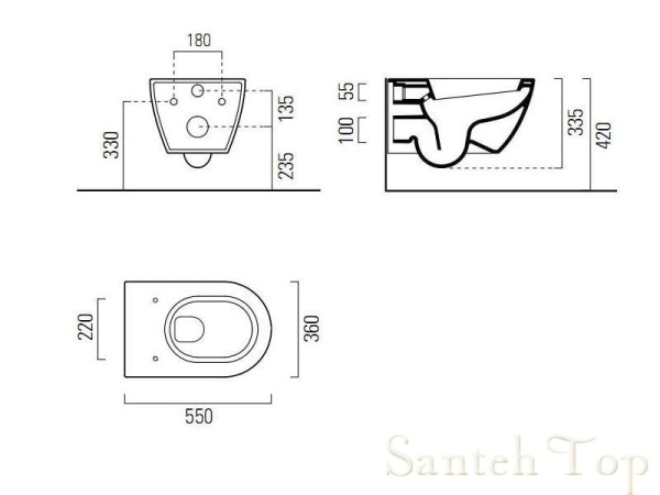 Сиденье для унитаза GSI Classic MSO87CN11 bi/oro