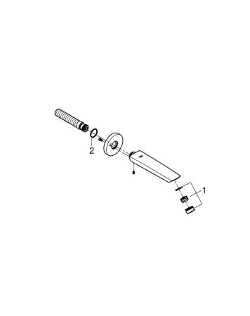 Излив для ванны Grohe Eurosmart 13448 003 (13448003) хром 