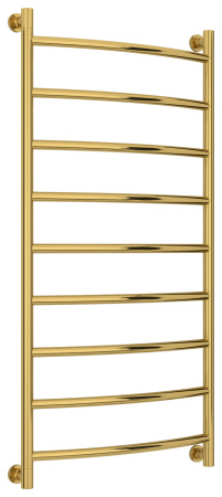 Полотенцесушитель Водяной Выгнутая Сунержа Галант + (120х60) Золото 03-0200-1260