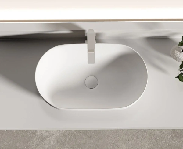 Раковина накладная (50х30) Ceramica Nova Twist CN12001MW