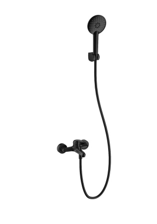Смеситель для ванны с душем WONZON & WOGHAND, черный матовый WW-4530-MB