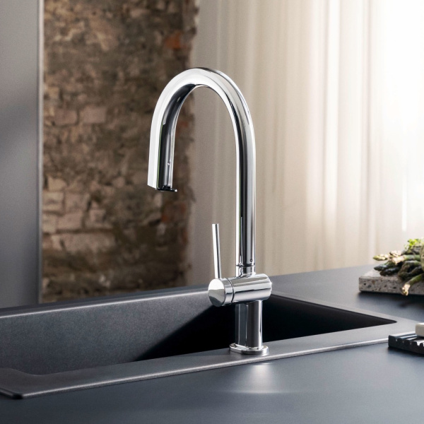 Смеситель для кухни с подключением к фильтру Hansgrohe Aqittura M91 FilterSystem 76803000 хром