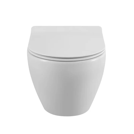 Унитаз подвесной безободковый CEZARES STYLUS CZR-513-TH-R/CZR-076-SC микролифт