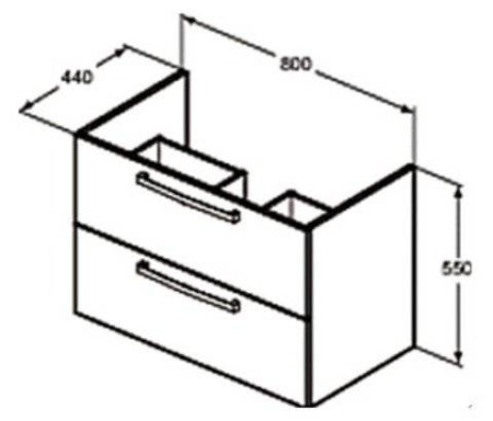 Подстолье для умывальника Ideal Standard Tempo E3242SG