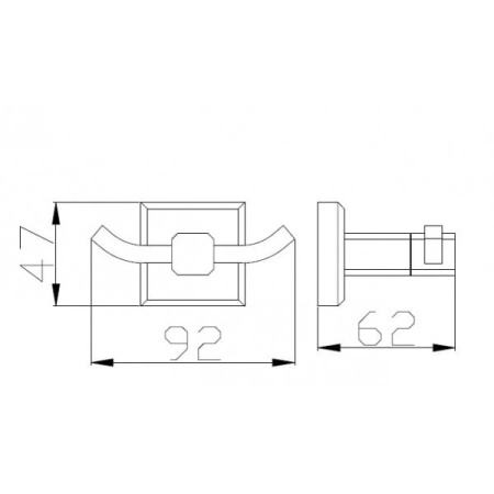 Крючок BENNBERG CHROME BA-25S