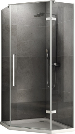 Душевой уголок (90х90) ABBER Ewiges Wasser AG05090 хром