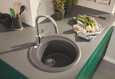 Смеситель для кухни с выдвижным изливом Grohe BauEdge New 30536 000 (30536000)