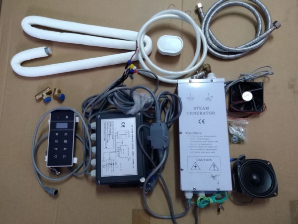 Парогенератор к душевым кабинам Niagara LUX на высоком поддоне