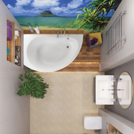 Акриловая ванна Vagnerplast Corona VPBA168CRN3LX-04