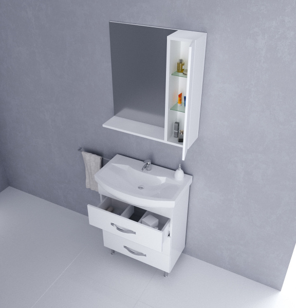 Зеркало-шкаф (65х87) 1Marka  Вита 65 У26206