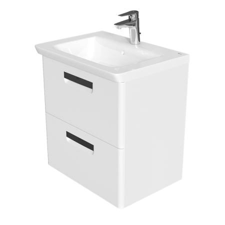 Тумба под раковину Roca The Gap 60 белый глянец ZRU9302879