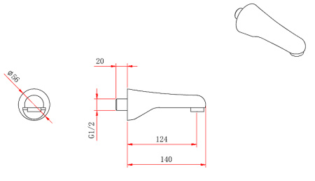 Душевая система Berges Wasserhaus Ventas 3S Black 073006