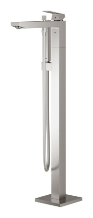 Смеситель для ванны однорычажный Grohe Eurocube 23672 DC1 (23672DC1) суперсталь