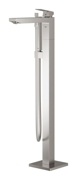 Смеситель для ванны однорычажный Grohe Eurocube 23672 DC1 (23672DC1) суперсталь