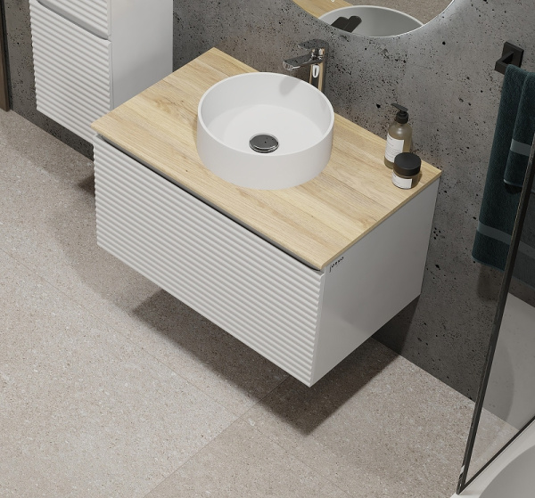 Тумба под раковину Jorno Cossety 80  Coss.01.80/P/W-DG/JR