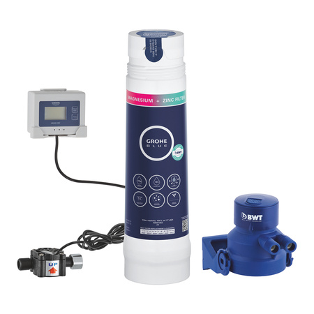 Комплект фильтра магний + цинк с головкой и счётчиком воды GROHE Blue 40875000