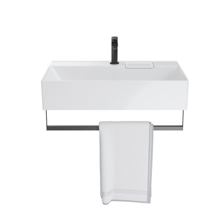 Держатель для полотенец к раковинам Kerama Marazzi Logica 70 LO.trl.70\BLK.M