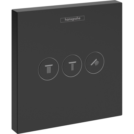 Запорно-переключающее устройство Hansgrohe ShowerSelect 15764670, черный матовый