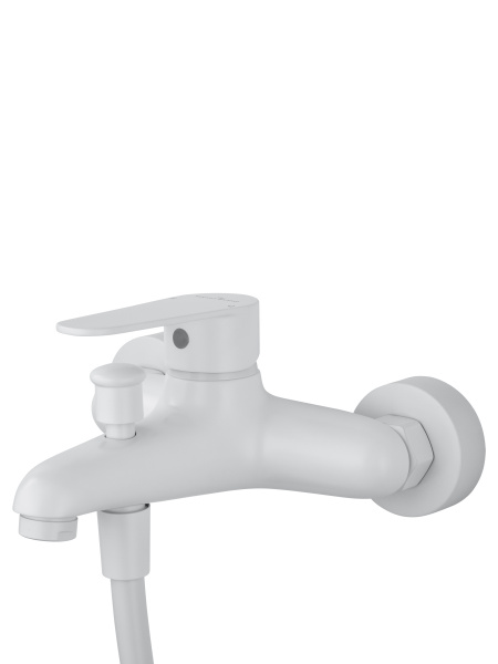 Смеситель для ванны с душем WONZON & WOGHAND ALFA, белый матовый WW-AE3204-MW