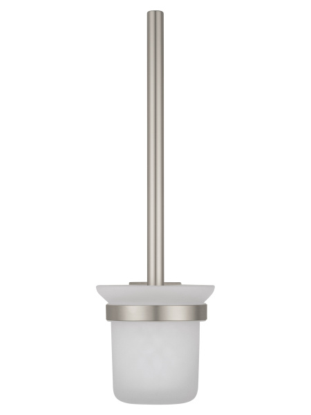 Туалетный ершик в комплекте WONZON & WOGHAND POLO, брашированный никель WW-8919-BN