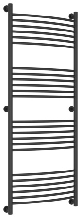 Полотенцесушитель Водяной Выгнутая Сунержа Богема + (150х60) Темный Титан Муар 15-0221-1560