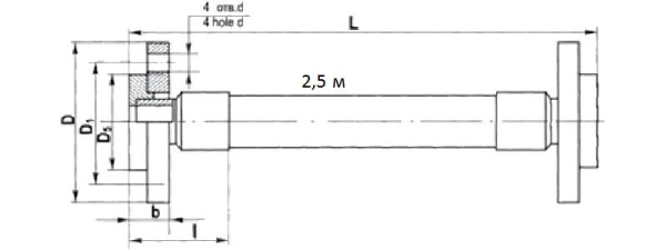 Шланг заливной Raiber R044250
